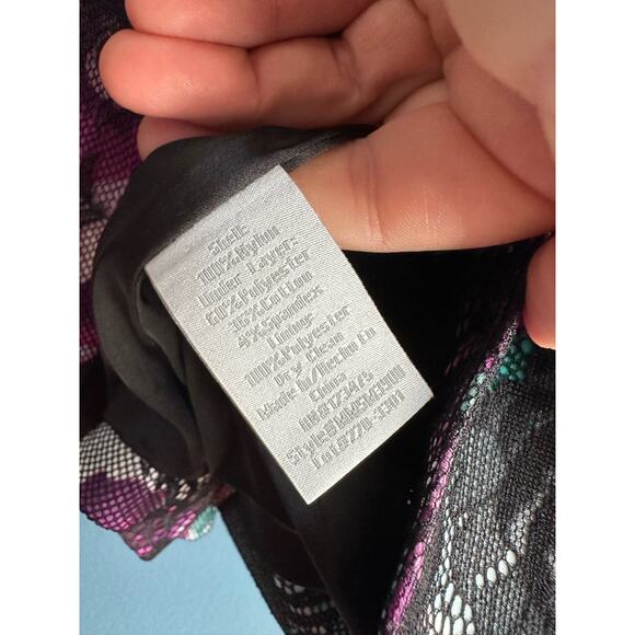 NWT Pearl by Georgina Woman's Purple Lace Blazer Size 2 - Picture 4 of 7